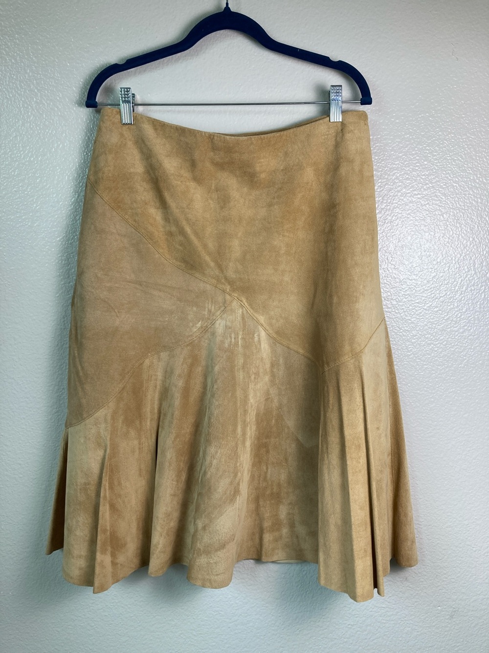 Ideology genuine suede flared skirt boho clean girl boho western sz 8